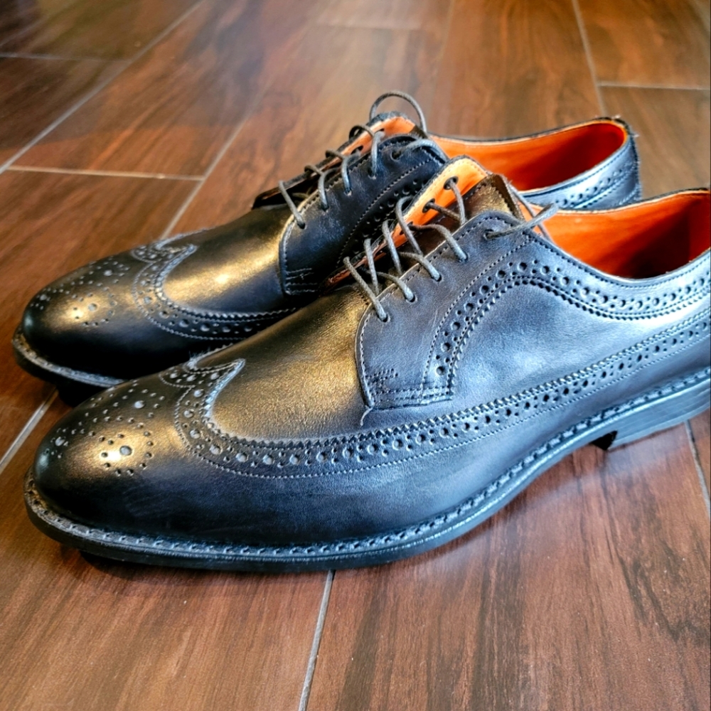 Allen Edmonds - Black Boardwalk Wingtips 11.5D